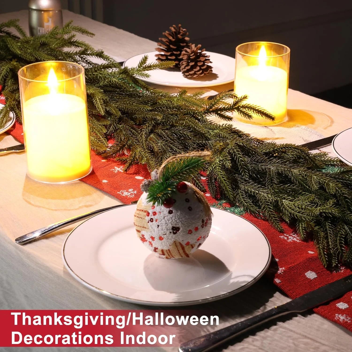 6 Ft Realistic Christmas Garland,Natural Droopy,Soft Bendable Garland Christmas Decorations, Lifelike Cedar Garland,Mantle Garland Christmas,Christmas Greenery Garland Thanksgiving Decorations Indoor