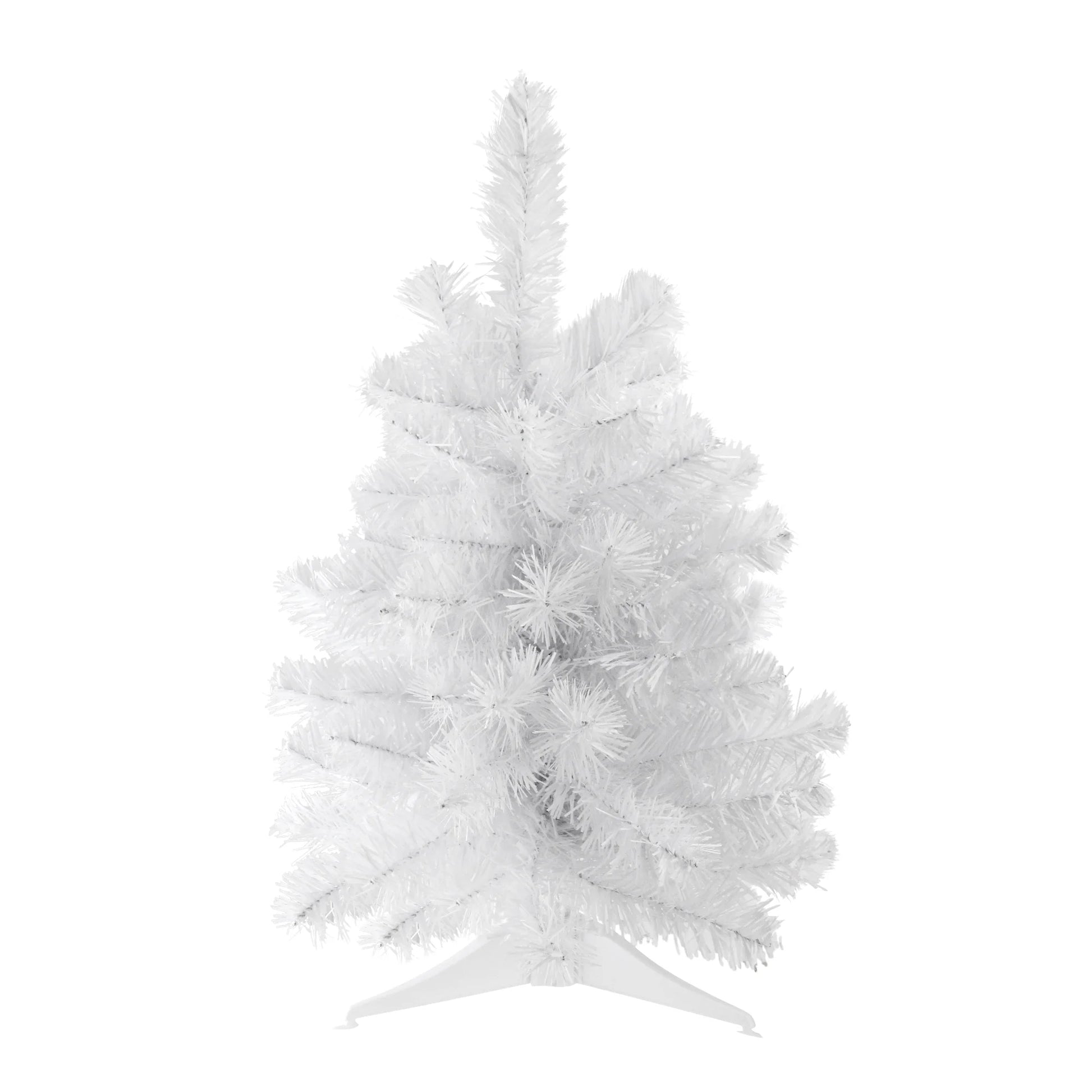 Medium Snow White Pine Artificial Christmas Tree - 18" - Unlit