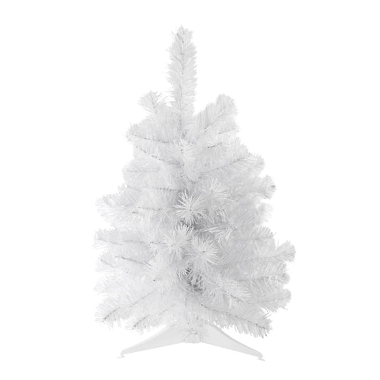 Medium Snow White Pine Artificial Christmas Tree - 18" - Unlit