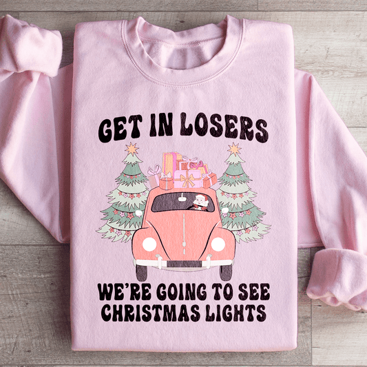 Get In Losers We're Going To See Christmas Lights DC-Merch Mallow