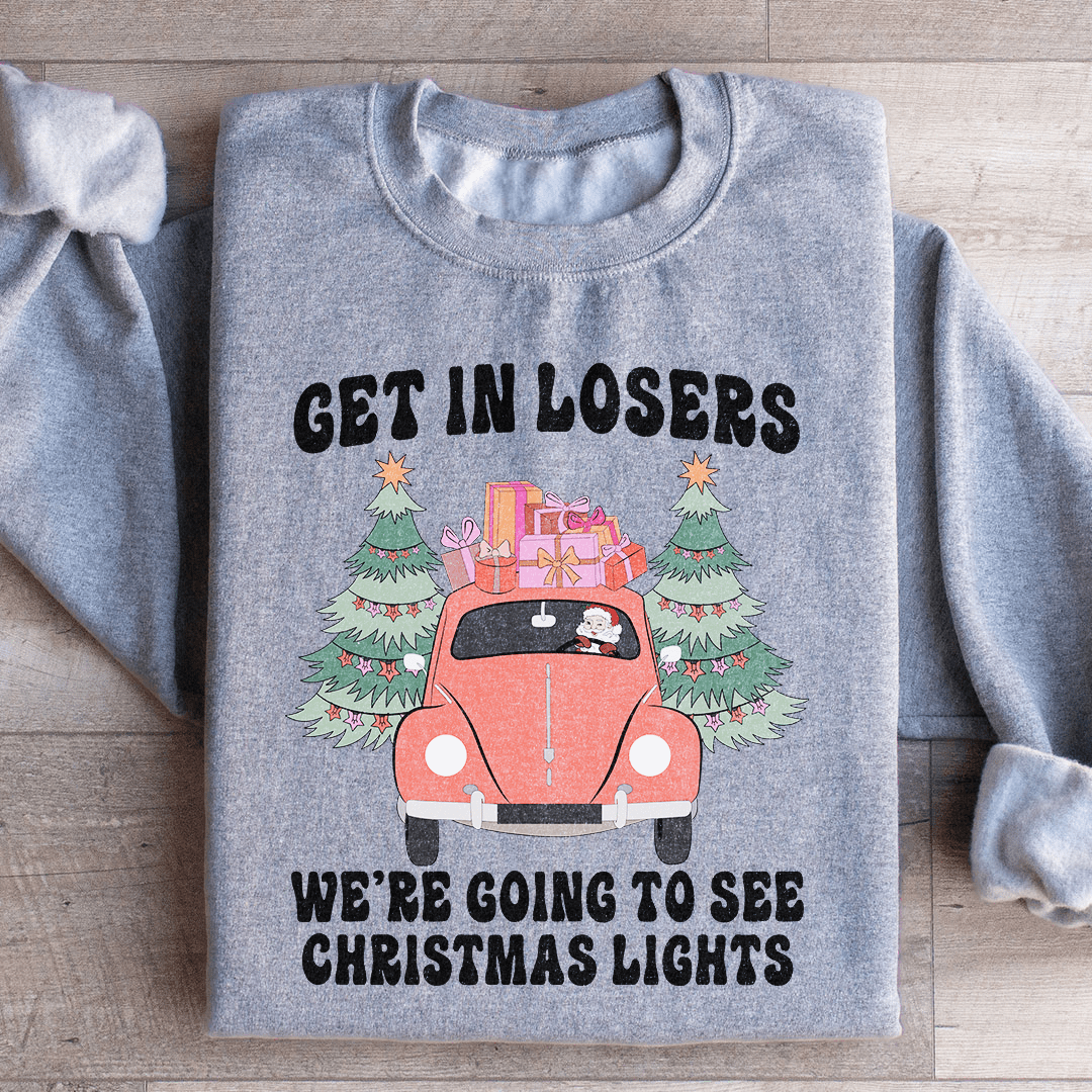 Get In Losers We're Going To See Christmas Lights DC-Merch Mallow